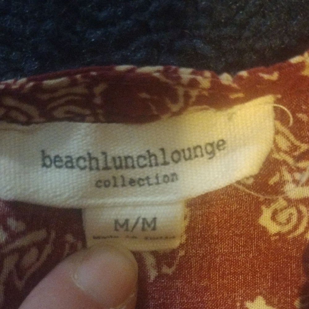 Beachlunchlounge Red and White Patterned Top - Picture 4 of 6
